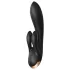 Satisfyer Double Flex - вибратор с клиторно рамо - смарт управление - черен