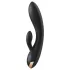 Satisfyer Double Flex - вибратор с клиторно рамо - смарт управление - черен