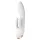 Satisfyer Double Flex - вибратор с клиторен накрайник, управляван чрез приложение (бял)