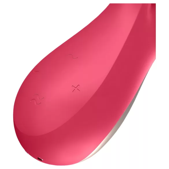 Satisfyer Mono Flex - вибратор с управление чрез приложение (червен)