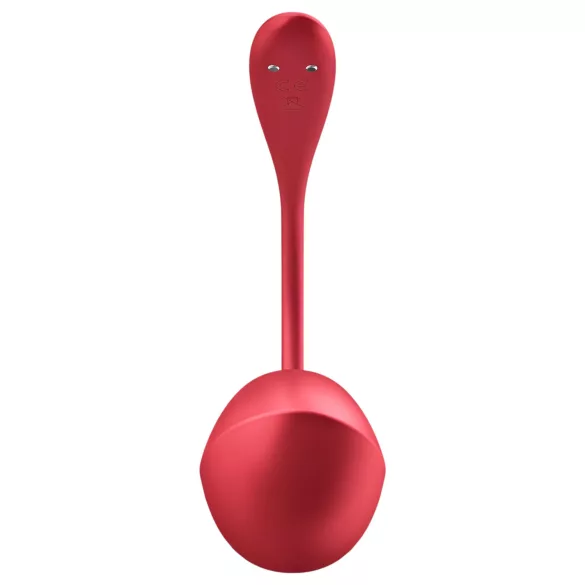 Satisfyer Shiny Petal - вибриращо яйце с дистанционно управление - червен