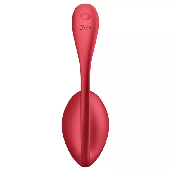 Satisfyer Shiny Petal - вибриращо яйце с дистанционно управление - червен