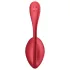 Satisfyer Shiny Petal - вибриращо яйце с дистанционно управление - червен