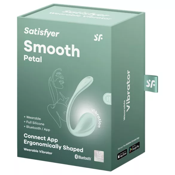 Satisfyer - вибриращо яйце с управление през телефон - зелен