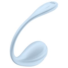  Satisfyer Smooth Petal - умно вибриращо яйце (синьо)