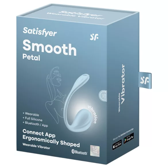 Satisfyer - вибриращо яйце с управление през приложение - син