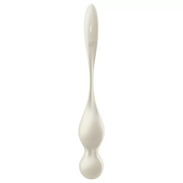 Satisfyer Love Birds 1 - вагинални топчета с вибрация, управлявани чрез приложение (бели)
