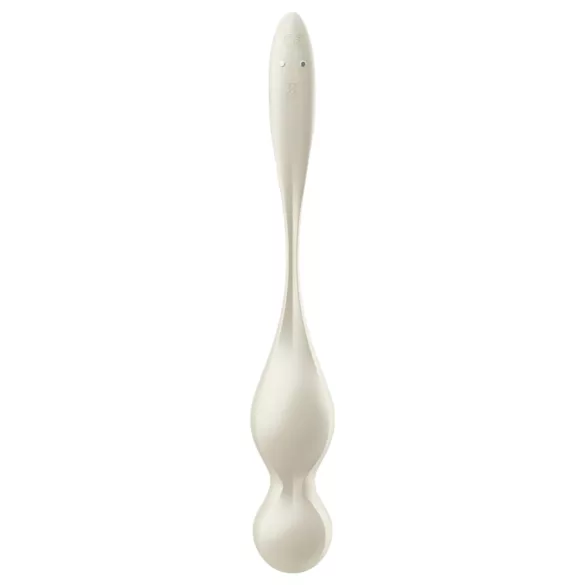Satisfyer Love Birds 1 - вагинални топчета с вибрация, управлявани чрез приложение (бели)