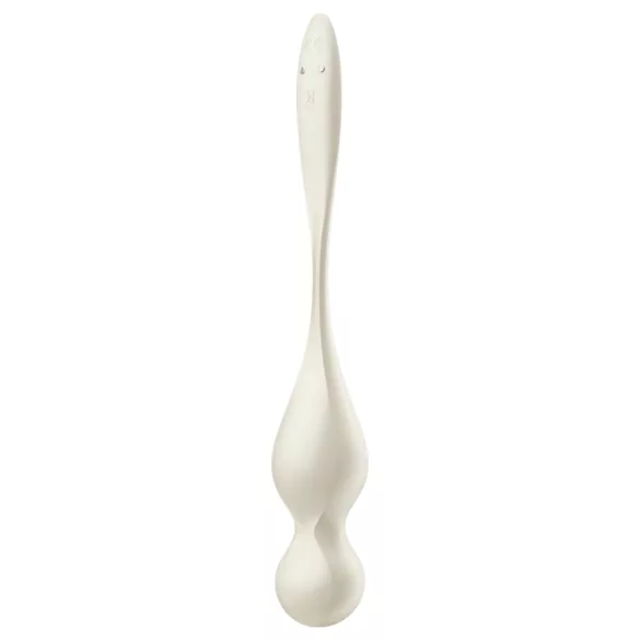Satisfyer Love Birds 1 - вагинални топчета с вибрация, управлявани чрез приложение (бели)
