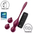 Satisfyer Love Birds Vary - вибриращи гейша топчета с управление чрез приложение (червен)