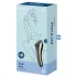 Satisfyer Dual Kiss - вибратор за вагина и клитор - акумулаторен - черен