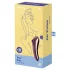 Satisfyer Dual Kiss - вибратор 2 в 1 за вагина и клитор - лилав