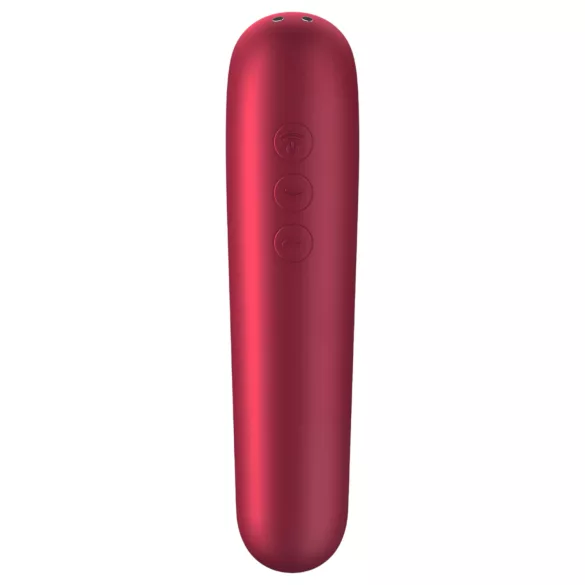 Satisfyer Dual Love - вибратор за вагина и клитор - умен - червен