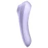 Satisfyer Dual Pleasure - вибратор 2 в 1 с въздушни вълни, управляван чрез приложение (лилав)