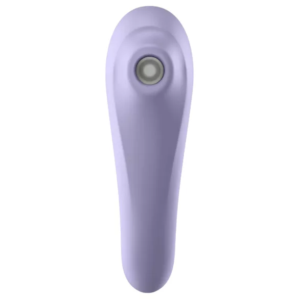 Satisfyer Dual Pleasure - вибратор 2 в 1 с въздушни вълни, управляван чрез приложение (лилав)