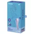 Satisfyer Dual Pleasure - вибратор 2 в 1 с въздушни вълни, управляван чрез приложение (лилав)