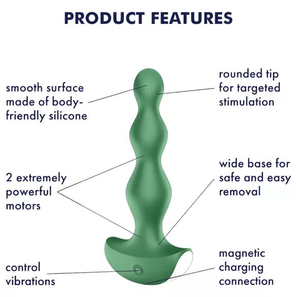 Satisfyer Lolli-Plug 2 - вибриращ анален плъг