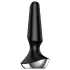 Satisfyer Plug-ilicious 2 - вибратор за анална стимулация с управление чрез приложение (черен)