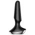 Satisfyer Plug-ilicious 2 - вибратор за анална стимулация с управление чрез приложение (черен)