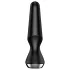 Satisfyer Plug-ilicious 2 - вибратор за анална стимулация с управление чрез приложение (черен)