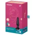 Satisfyer Plug-ilicious 2 - вибратор за анална стимулация с управление чрез приложение (черен)
