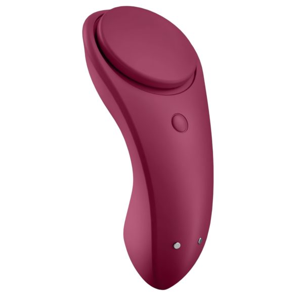 Satisfyer Sexy Secret - умен водоустойчив вибратор за бикини (червен)