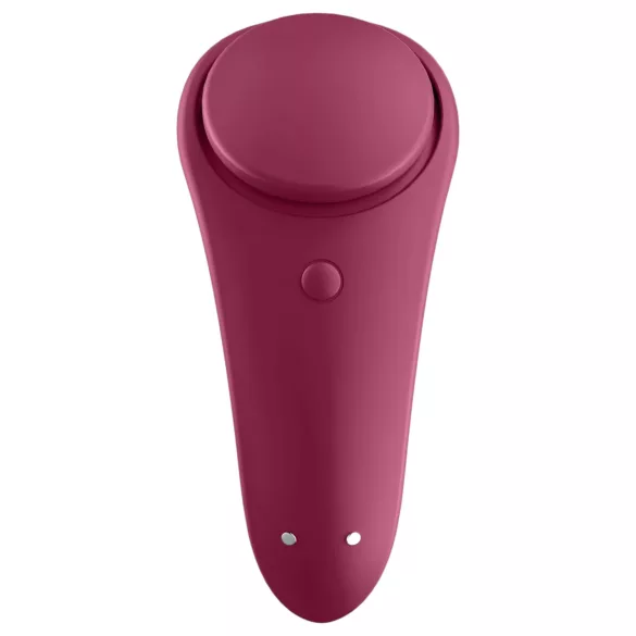 Satisfyer Sexy Secret - носим вибратор за бикини с управление чрез приложение (червен)