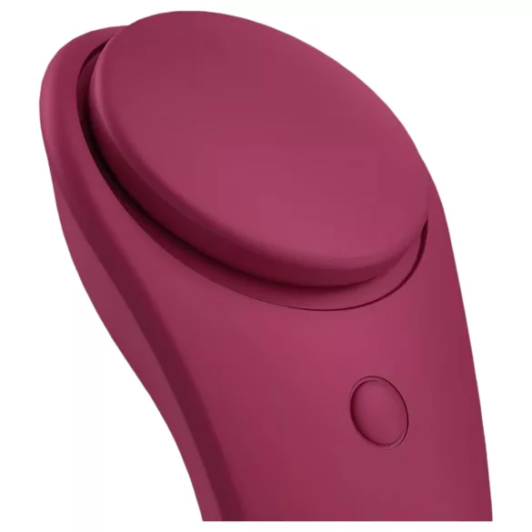 Satisfyer Sexy Secret - носим вибратор за бикини с управление чрез приложение (червен)
