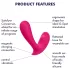 Satisfyer Top Secret - вибратор с управление чрез приложение (розов)
