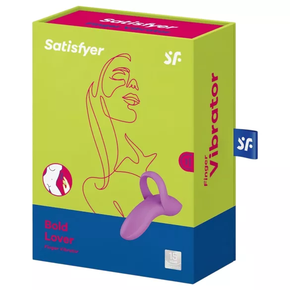 Satisfyer Bold Lover - акумулаторен, водоустойчив вибратор за пръст (розов)