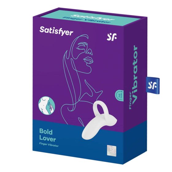 Satisfyer Bold Lover - Акумулаторни, водоустойчиви вибратори за пръсти (бели)