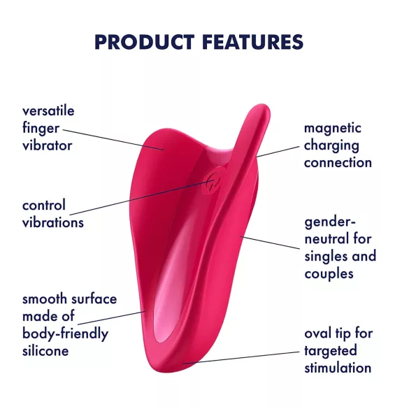 Satisfyer High Fly - вибратор за клитор - акумулаторен, водоустойчив - розов