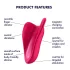 Satisfyer High Fly - вибратор за клитор - акумулаторен, водоустойчив - розов