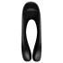 Satisfyer Candy Cane - вибратор с две рамена - акумулаторен, водоустойчив, черен