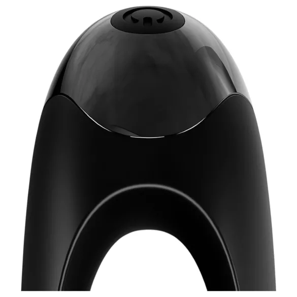 Satisfyer Candy Cane - вибратор с две рамена - акумулаторен, водоустойчив, черен