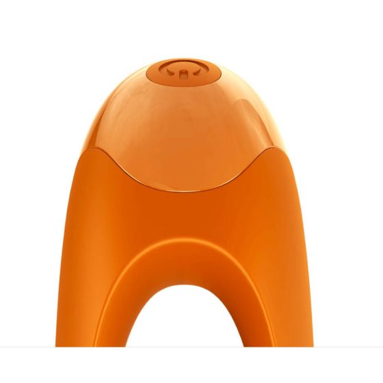 Satisfyer Candy Cane - Акумулаторна, водоустойчива вибрация с два края (оранжева)