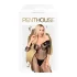 Penthouse High Profil - боди комбинезон с цветен мотив - черен - XL