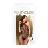 Penthouse First Lady - дамски отворен чорапогащник от дантела - черен