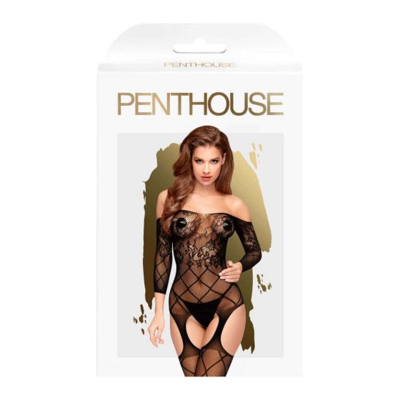 Penthouse Top-Notch - отворен комплект за врата (черен) - XL