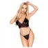 Penthouse Double Spice - дантелен сутиен комплект - черен - L/XL