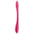 Satisfyer Elastic Joy - вибратор за двойки - гъвкав, акумулаторен, червен