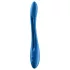 Satisfyer - вибратор за двойки с акумулатор, гъвкав - син