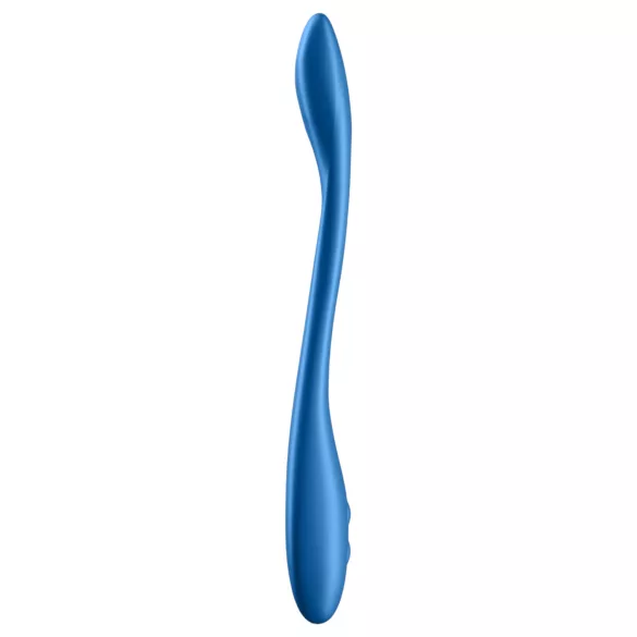 Satisfyer - вибратор за двойки с акумулатор, гъвкав - син