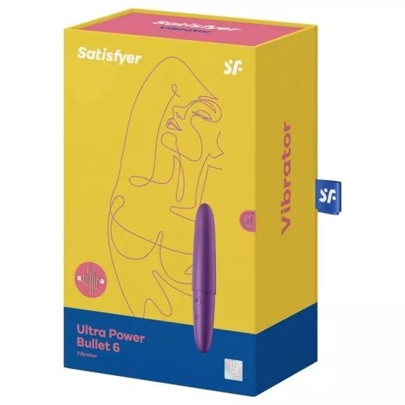 Satisfyer Ultra Power Bullet 6 - вибратор с акумулатор водоустойчив лилав