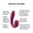 Satisfyer Sunray - вибратор с въздушни вълни и вибрация 2в1