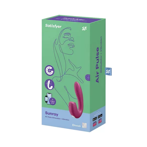 Satisfyer Sunray - вибратор с въздушни вълни и вибрация 2в1