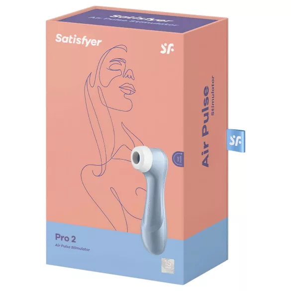 Satisfyer Pro 2 Gen2 - акумулаторен вибратор за клитор с въздушни вълни (син)