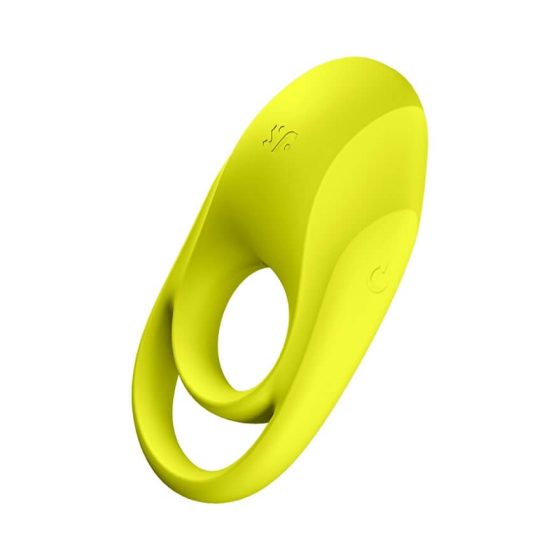 Satisfyer Spectacular - водоустойчив вибриращ пенис пръстен с батерия (жълт)