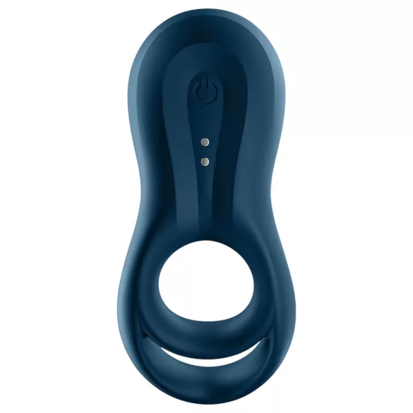 Satisfyer Epic Duo - вибриращ пръстен за пенис с управление чрез приложение за мъже (черен)