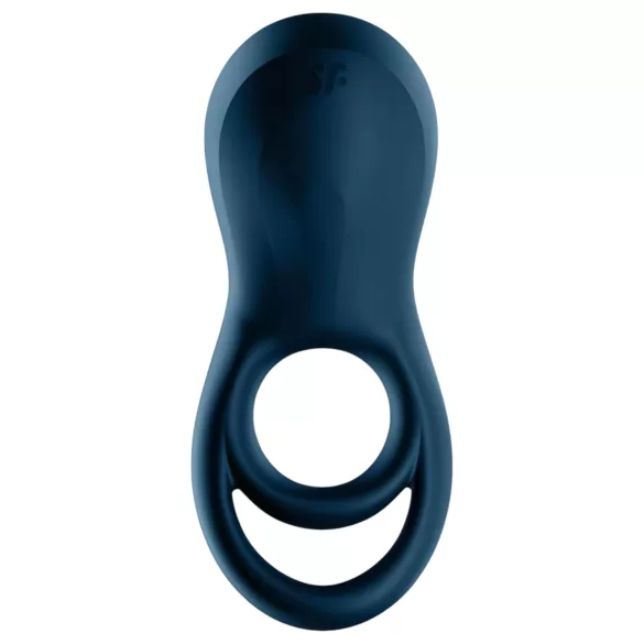 Satisfyer Epic Duo - вибриращ пръстен за пенис с управление чрез приложение за мъже (черен)
